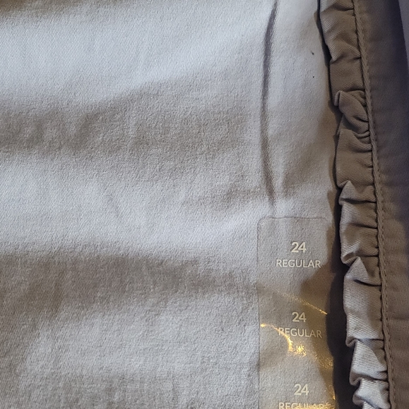 NWT: Lane Bryant Blue Ruffle Boyfriend Pan… - Picture 8 of 9